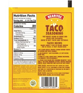 Little Bear Taco Seasoning (12x1.4 Oz)