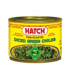 Hatch Farms Diced Green Chilies Mild (24x4 Oz)