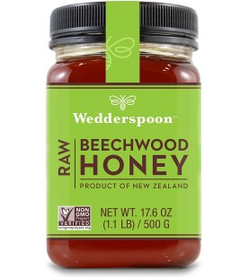 Wedderspoon Honey Beechwood 100 Percent Raw 17.6 oz