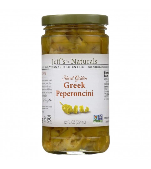 Jeff's Naturals PeprnciniSliced Grk (6x12OZ )