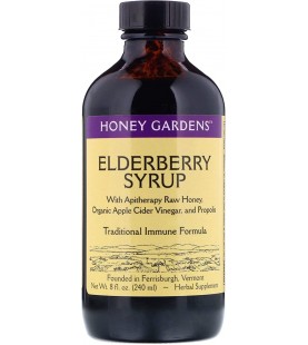 Honey Gardens Honey Organic Elderberry Syrup (1x8Oz)