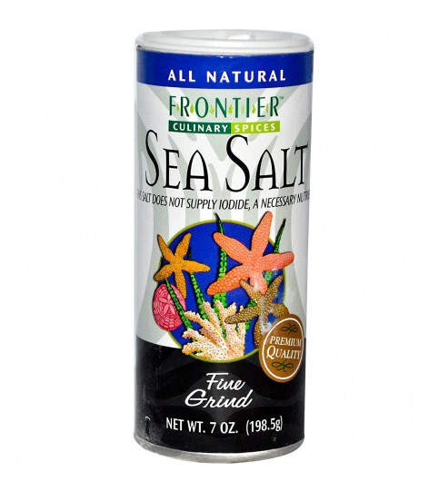 Frontier Herb Fine Sea Salt (1x7 Oz)