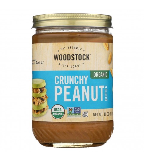 Woodstock Crunchy Peanut Butter (12x16 Oz)