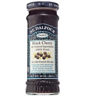 St. Dalfour Black Cherry 100% Fruit Conserve (6x10 Oz)