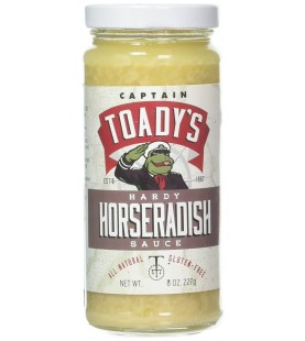 Captain Toady's Hardy Horseradish Sauce (12x8 Oz)