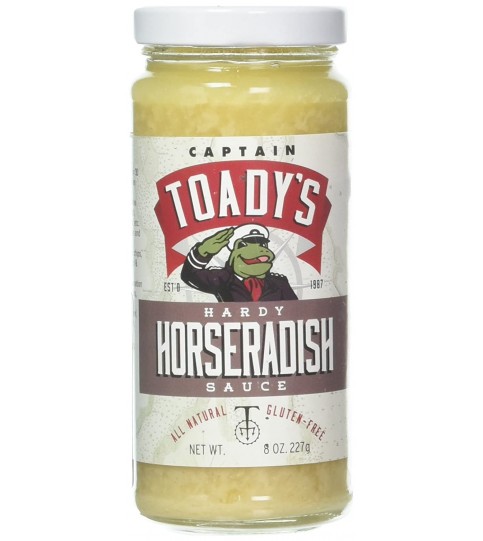 Captain Toady's Hardy Horseradish Sauce (12x8 Oz)