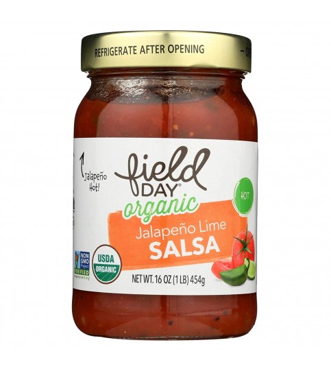 Field Day Organic Hot Salsa (12x16Oz)