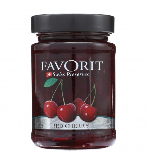 Favorit Swiss Red Cherry Preserves (6x12.3Oz)