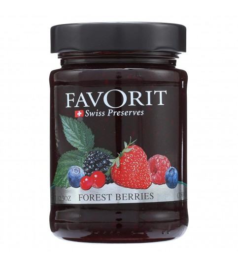 Favorit Swiss Forest Berries Preserves (6x12.3Oz)