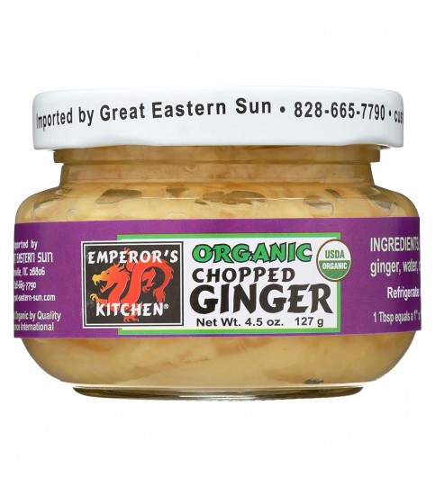 Emperor's Kitchen Chopped Ginger (12x4.5 Oz)