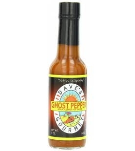 Dave's Gourmet Ghost Pepper Naga Jolokia Hot Sauce (12x5Oz)