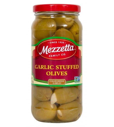 Mezzetta Olive, Stuffed Garlic (6x10Oz)