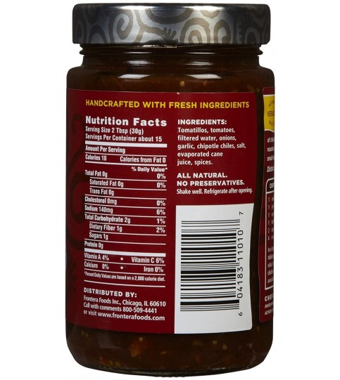 Frontera Hot Chipotle Salsa (6x16 Oz)