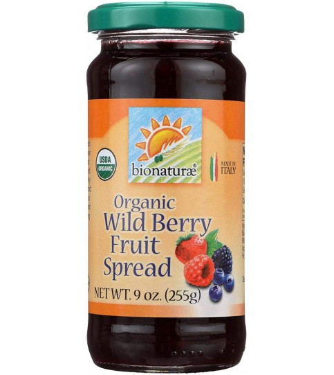 Bionaturae Wild Berry Fruit Spread (12x9 Oz)