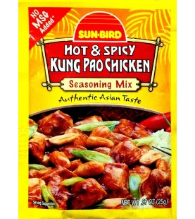 Sunbird Hot & Spicy Kung Pao Chicken Seasoning Mix (24x0.88 Oz)