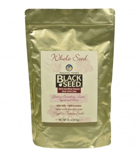 Amazing Herbs Black Seed Whole Seed (1x16 Oz)