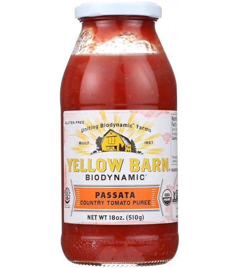 Yellow Barn Biodynamic Og2 Tomato Puree Passion (6x18Oz)