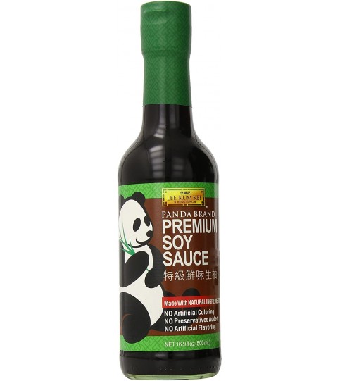 Lee Kum Kee Panda Brand Premium Soy Sauce (6x16.9Oz)