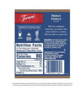 Torani Fr Van Cof Syr Sf (12x25.35OZ )