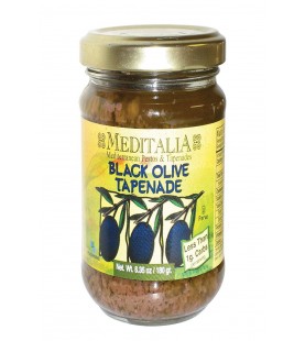 Meditalia Black Olive Tapenade (6x6.35Oz)