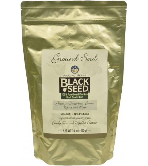 Amazing Herbs Black Seed Ground Seed (1x16 Oz)