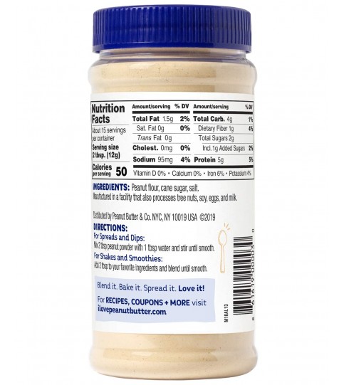 Peanut Butter & Co Powdered Peanut Butter, Original (6X6.5 OZ)