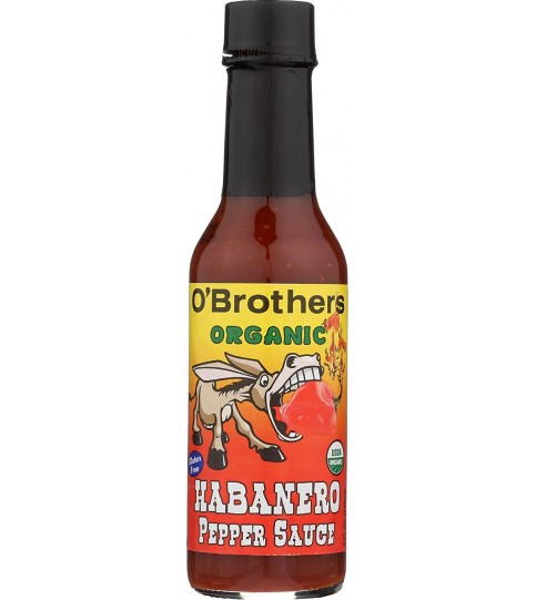 O`Brothers Hot Sauce Habanero Pepper Sauce (12X5 OZ)