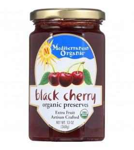 Mediterranean Organics Black Cherry Preserves (12x13 Oz)