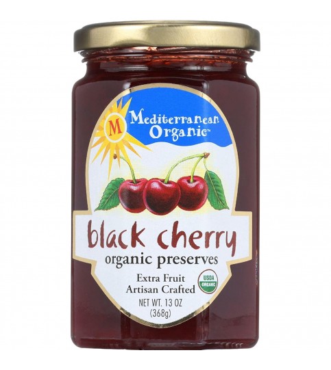 Mediterranean Organics Black Cherry Preserves (12x13 Oz)