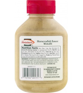 Manischewitz Horseradish Sauce Wasabi (9x9.25 Oz)