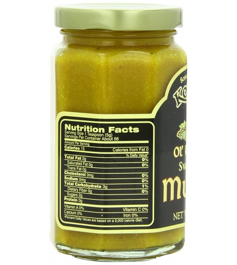 Kozlowski Farms Cals Sweet/Hot Mustard (6x10OZ )