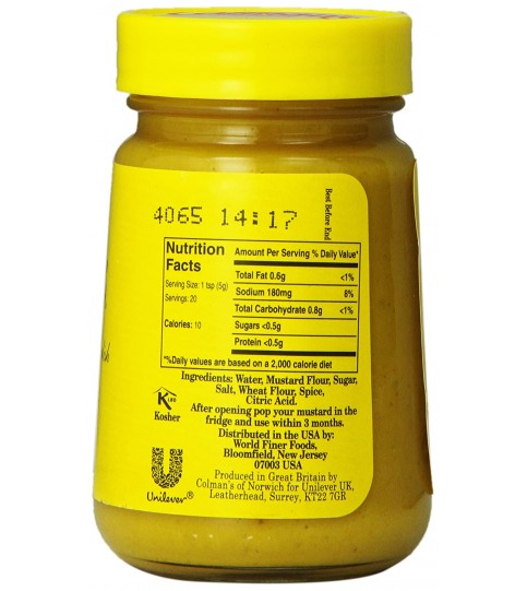 Colman's Original English Mustard (8x3.53 OZ)