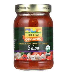 Field Day Organic Fire Roasted Garlic Salsa (12x16Oz)