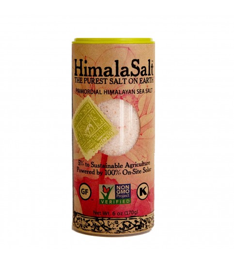 Himalayan Salt Fine Grain Shaker (6x6 Oz)