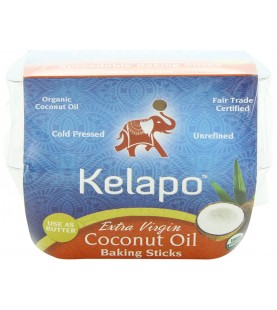 Kelapo Extra Virgin Sticks Fair Trade Coconut Oil (6x8 Oz)