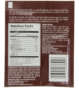 Hain Pure Foods Brown Gravy Mix Fat Free (24x.7 Oz)