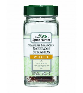 Spice Hunter Saffron Strands, Spanish Mancha, Whole (6x0.01Oz)