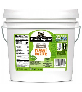 Once Again Creamy Peanut Butter No Salt (1x9lb)