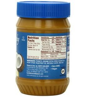 Earth Balance Crunchy Coconut Peanut Butter (12x16 Oz)