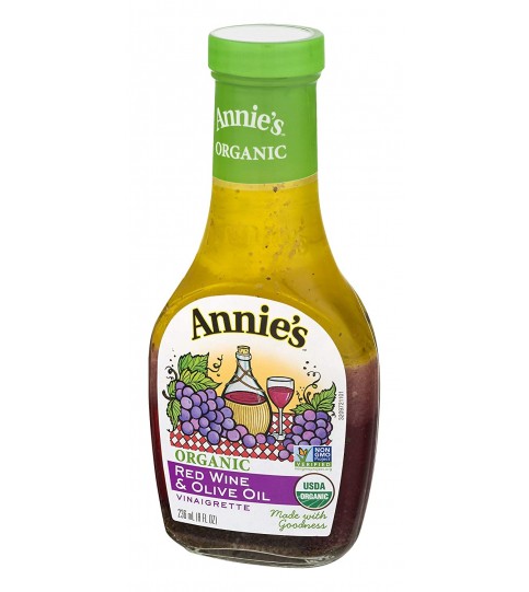 Annie's Naturals Red Wine & Olive Vinaigrette (6x8 Oz)