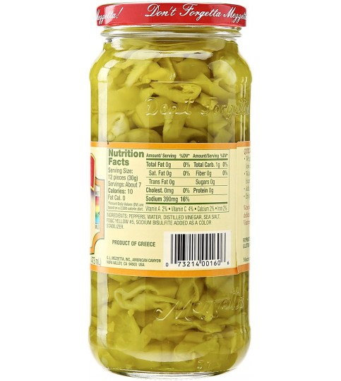 Mezzetta Golden Slc Pepprch (6x16OZ )