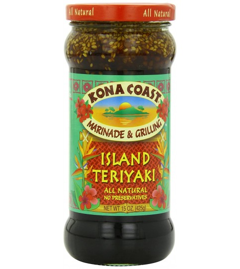 Kona Coast Marinade & Grilling SauceIsland Teriyaki (6x15Oz)