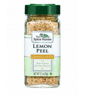 Spice Hunter Lemon Peel, Granulated (6x2.1Oz)