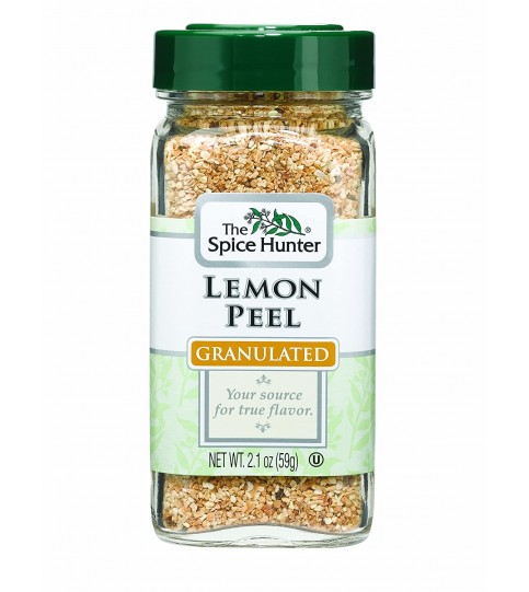 Spice Hunter Lemon Peel, Granulated (6x2.1Oz)