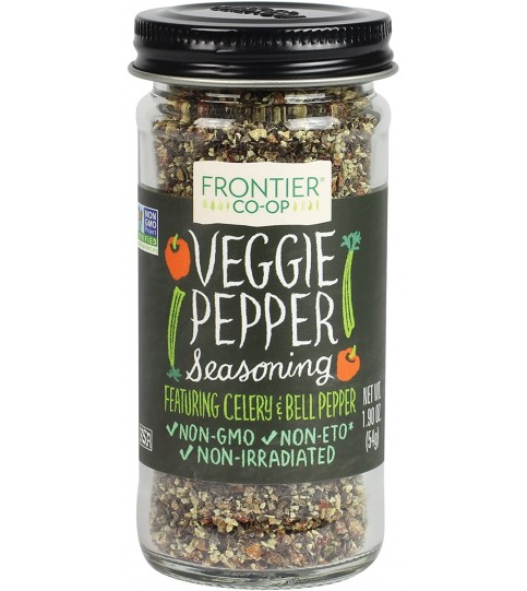 Frontier Herb Saltless Veggie Pepper (1x1.76 Oz)