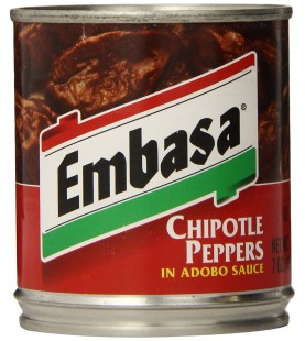 Embasa Chipotle Peppers in Adobo Sauce (12x7 Oz)