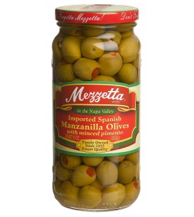 Mezzetta Spanish Manzanilla Olives With Pimento (6x10Oz)