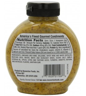 Inglehoffer Dijon Stone Ground Mustard With Red Wine & Herb (6x10.25Oz)