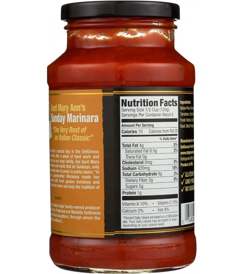 La Famiglia Marinara Pasta Sauce (6x26OZ )