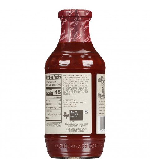 Stubbs BBQ Hickory Brbn Sauce (6x18Oz)